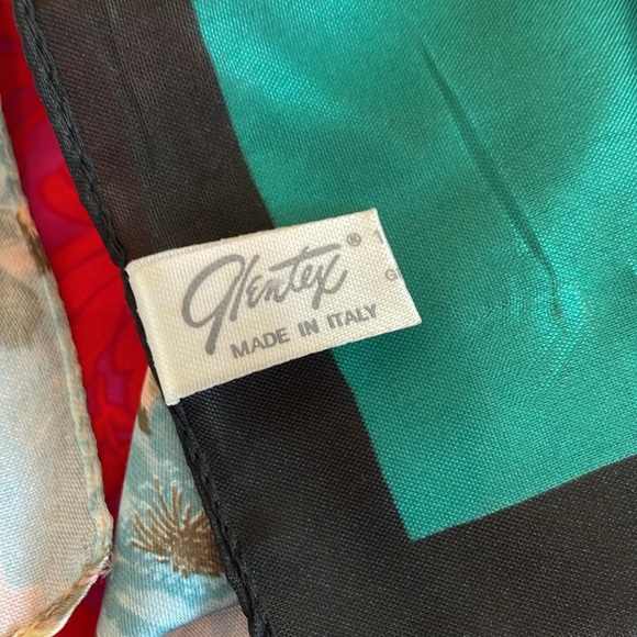 Retro 80’s super fun colors ladies scarf vintage item - Picture 4 of 4